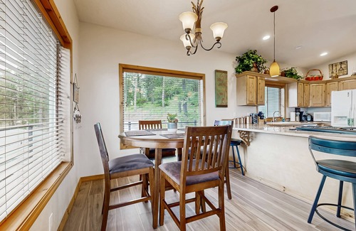 Coeur d'Alene House | Scenic lakefront retreat w/three decks, a hot tub & a private 48-foot dock