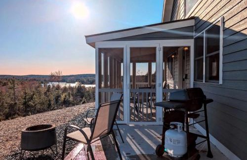 Sullivan House | Scenic Lakeside Cabin with Fire Pit & Porch near Flanders Pond and Acadia Views in Sullivan, Maine