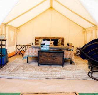 Otsego County Other | Scenic Northern Michigan Glamping Tent on a Regenerative Farm