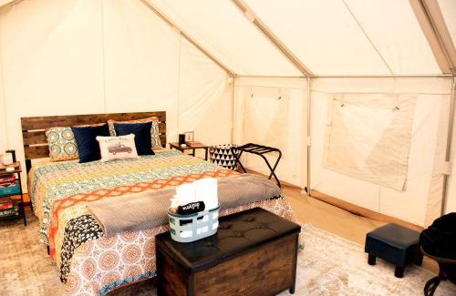 Otsego County Other | Scenic Northern Michigan Glamping Tent on a Regenerative Farm