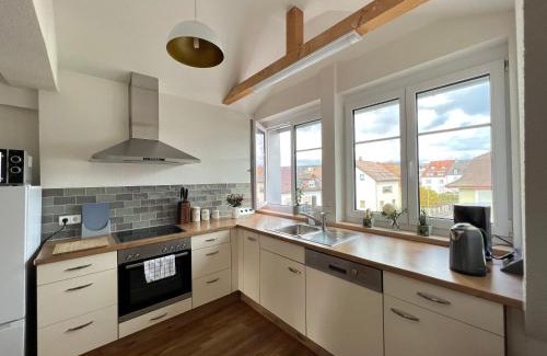 Loerrach Apartment | Schöne Altbauwohnung mit großer Dachterrasse für bis zu 8 Personen