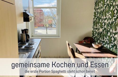 Brandenburg an der Havel Apartment | Schöne, ruhige Stadtwohnung, Küche, SmartTV, 1-5 Pers