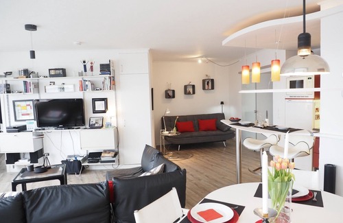Schleswig Apartment | Schleiverliebt im Wikingturm 21.5 - 21. Stock, Aufzug, Tiefgaragen-stellplatz