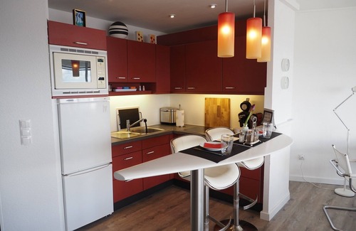 Schleswig Apartment | Schleiverliebt im Wikingturm 21.5 - 21. Stock, Aufzug, Tiefgaragen-stellplatz
