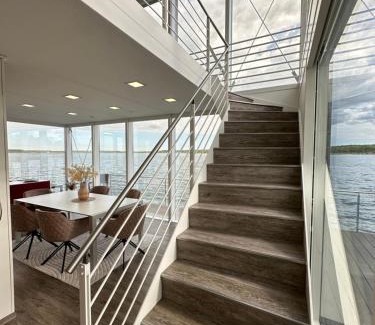 Geierswalde Villa | schwimmende Villa Haus Beach