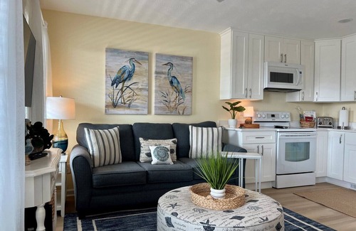 Surf City Condo | Sea Coast Suites 3 | Dog Friendly | Walking Distance to Everything