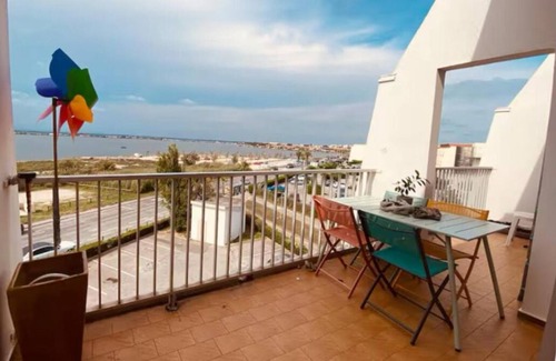 Palavas-les-Flots Apartment | Sea view apartment - direct beach access
