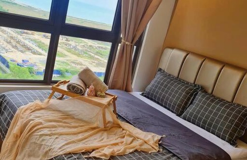 Malacca City Apartment | Sea View BaliResidenc 4-6Pax Video game 5minJonker B1207