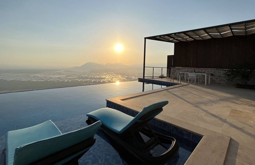 Uzumlu Villa | Sea View Villa with Pool in Kas - AWZ 114