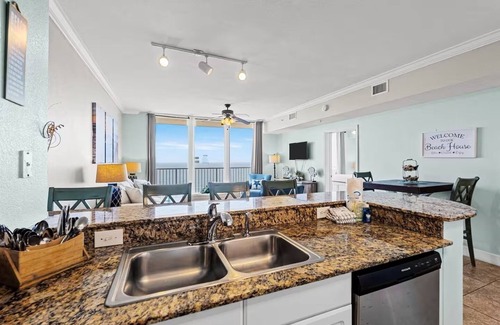 Panama City Beach Condo | Seabreeze Escape 2309-Beachfront Balcony-Sleeps 6