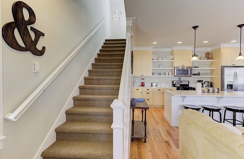 Seabrook House | Seabrook's Ampersand, a comfortable and cozy home, enjoy the private hot tub!