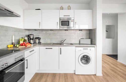 Olpenitz Apartment | Seapearl- Hafenblick, Terrasse, Bad mit Infrarotsauna und Whirlwanne