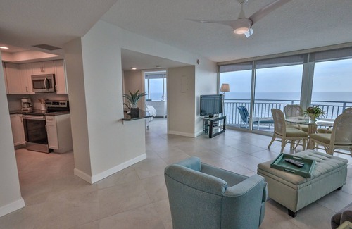 Daytona Beach Shores Condo | SEASIDE JEWEL-Magical Oceanfront 2BR Condo, Pool HotTub, Game Rooms, WiFi