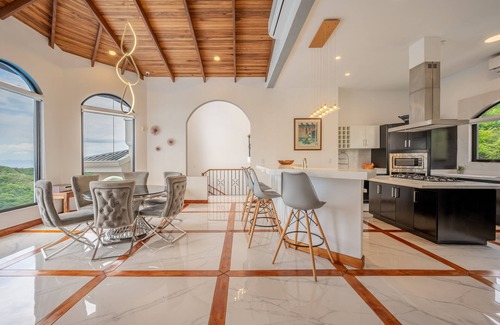 El Ocotal House | Seaside Mansion with Majestic Ocean Views and patio overlooking infinity pool