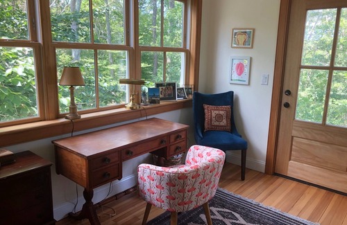 Woods Hole House | Secluded 4 bed home on the bike path, 2 acres, and .5 m from Nobska Beach