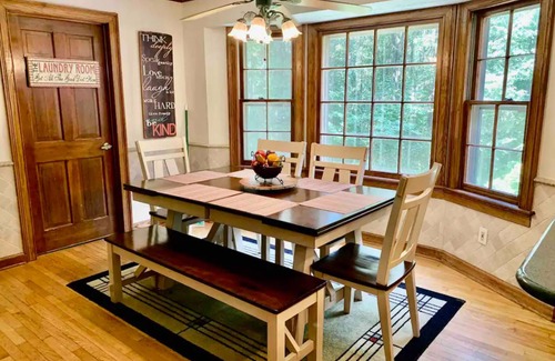 Stone Mountain House | Secluded acreage with in-ground pool, sunroom, & wood fireplace - dog-friendly