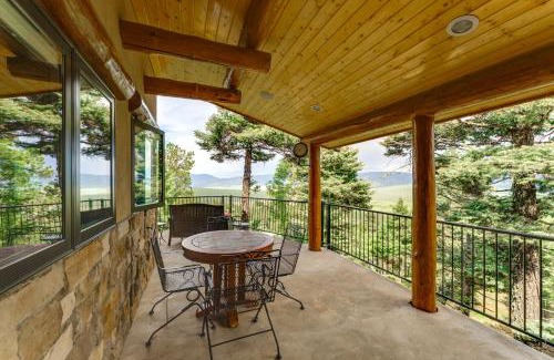 Angel Fire House | Secluded Angel Fire Retreat Deck and Stunning View!