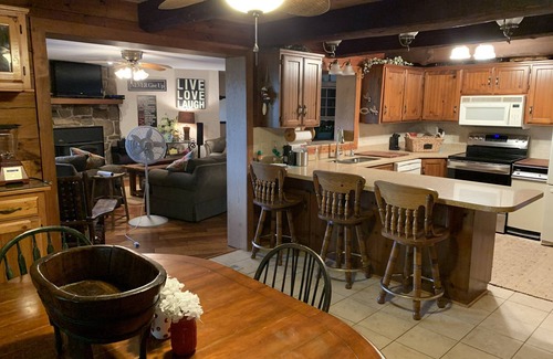 Garfield House | SECLUDED BEAVER LAKE WATERFRONT with Private swim dock ~ Lakehouse sleeps 14