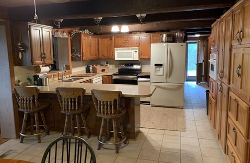 Garfield House | SECLUDED BEAVER LAKE WATERFRONT with Private swim dock ~ Lakehouse sleeps 14