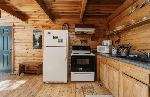 Rogers Cabin | Secluded Cabin has its own private waterfall, hot tub and wi-fi
