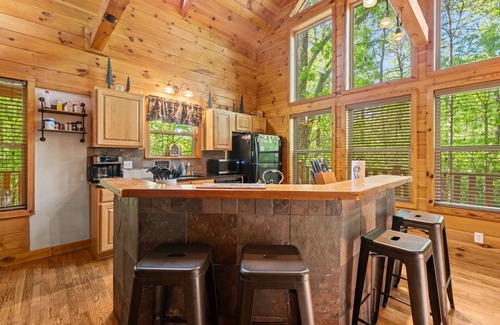 Helen Cabin | Secluded Cabin | Sauna | Hot Tub | Pet Friendly | Game Room | Wrap Around Deck