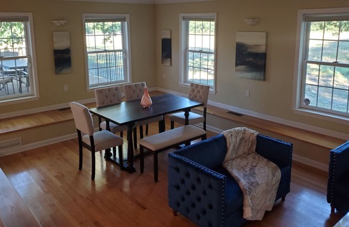 New Hampton Villa | Secluded Contemporary Home on 12-Acre Property!