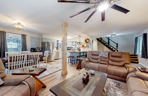 Maggie Valley Cabin | Secluded, dog-friendly cabin with fireplace, deck & firepit - near skiing & golf