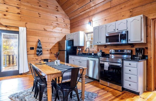 Townsend Cabin | Secluded Escape with Hot Tub, Fire Pit & Arcade