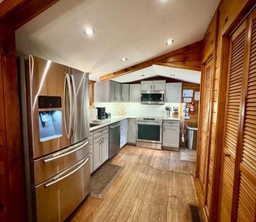 Lake Harmony House | Secluded Lakefront Cabin with Hot Tub and Views