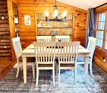 Lake Harmony House | Secluded Lakefront Cabin with Hot Tub and Views