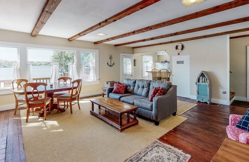 Cohocton House | Secluded Lakefront House with Private Dock and Spacious Deck - Dogs Welcome