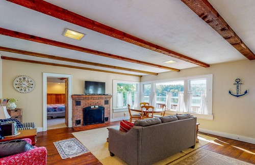 Cohocton House | Secluded Lakefront House with Private Dock and Spacious Deck - Dogs Welcome