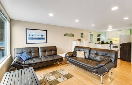 Port Angeles House | Secluded, lakefront getaway with deck - near sights & attractions