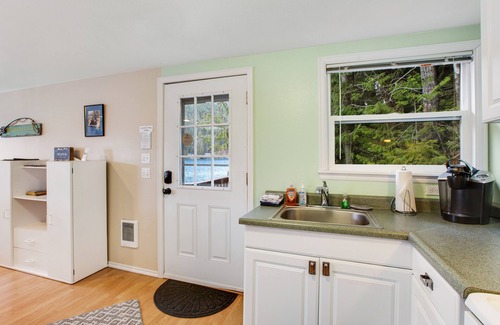 Port Angeles House | Secluded, lakefront getaway with deck - near sights & attractions