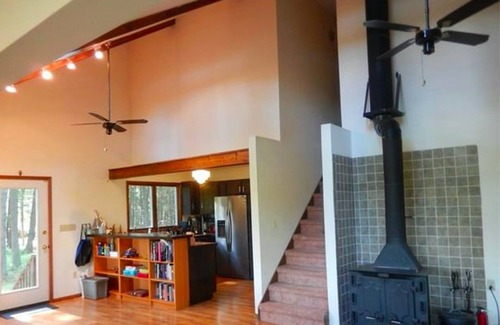 Forestburgh House | Secluded Lakehouse Retreat: Vintage Rustic Lakefront on 5 Private Wooded Acres