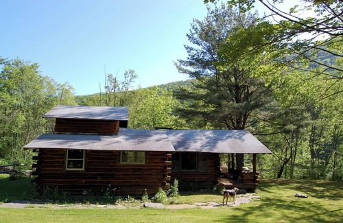 Phoenicia Cabin | Secluded Log Cabin with Catskill Mountain Views, Seasonal Pond & Cozy Fireplace