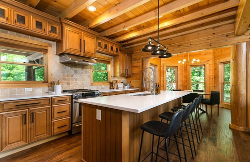 Topton House | Secluded, Modern Cabin, Views, Lake, Private Dock, Now with High Speed WIFI