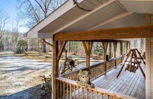 Scaly Mountain House | Secluded mountain getaway with free WiFi, deck, & firepit
