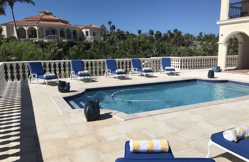 Double Bay House | Secluded Private Pink-Sand Beach-Front Grand 3-Home Mediterranean Estate w/Pool