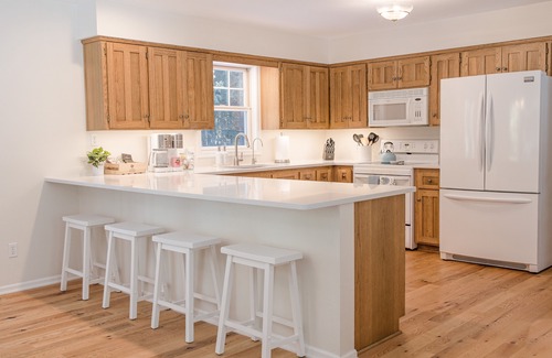 Rowleys Bay House | Secluded Retreat near Sister Bay, 2 King Masters, Backyard Oasis, 1 Min to Beach