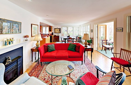Wellfleet House | Secluded stunner with deck, patio, & firepit - 24 acres of nature conservation