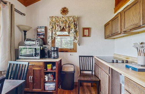 Stone Haven Cabin | Secluded Sunset Point mountain top cabin, wifi, Dish TV, firepit