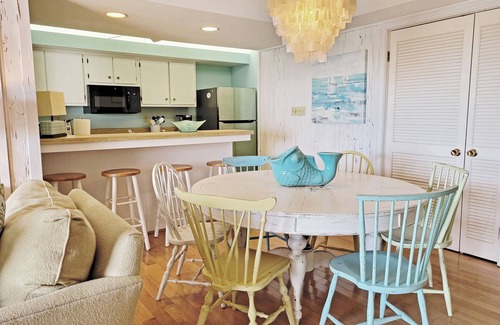 Pawleys Island Condo | Second Row Condo, Covered Parking, Creek Dock, 2 Pools, Easy Access to Beach