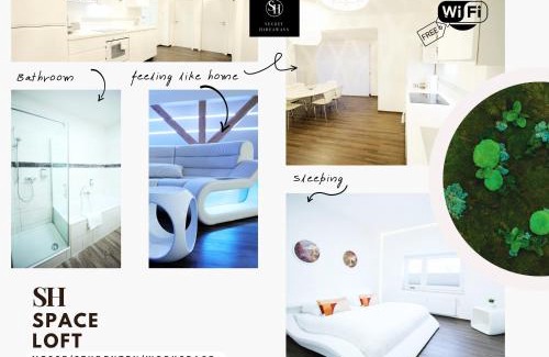 Neudorf-Nord Apartment | SECRET HIDEAWAYS Space Loft Wohndesign auf 2 Etagen l 450m bis Uni