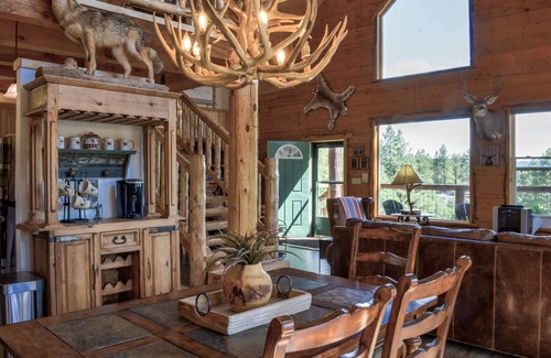 Pagosa Meadows IV House | See Fall's Changing Colors! Cabin on the Rocks: Hot Tub, Stunning Views, 4.5 miles to Pagosa Springs