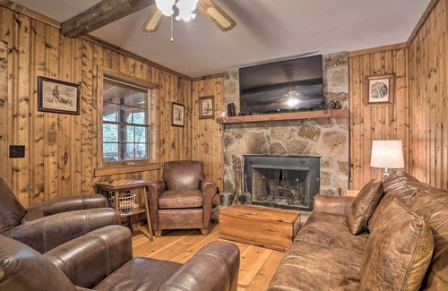 Lakemont Cabin | Seed Lake Home on 14 Acres w/ Boat Dock + Kayaks!