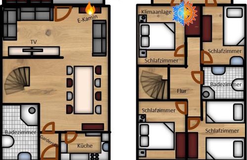 Reimboldshausen House | Seepark Kirchheim Ferienhaus bei Zeta mit Sauna