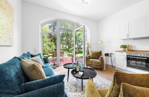 Hedwigenkoog Apartment | Seepferdchen- Terrasse mit Blick ins Grüne & Platz für 6 Personen auf 120 m²