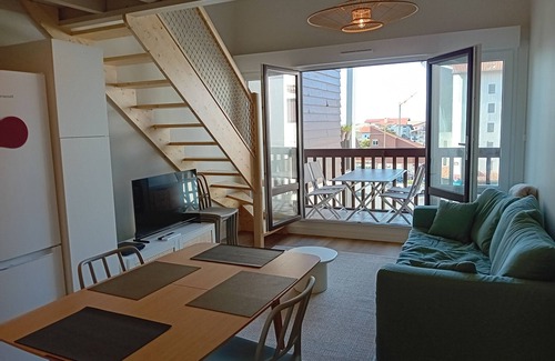 Le Penon Apartment | Seignosse: Renovated apartment near beach with air conditioning