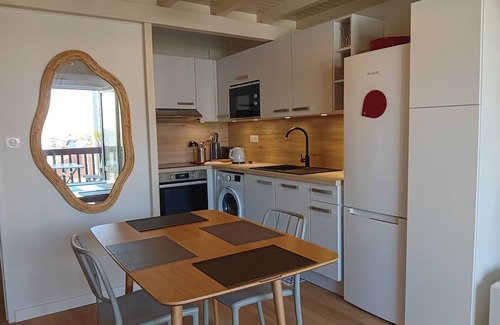 Le Penon Apartment | Seignosse: Renovated apartment near beach with air conditioning